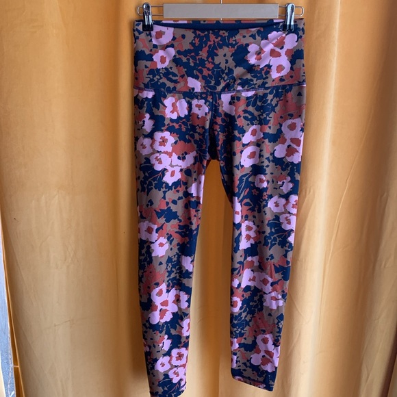 Prana yoga pants size medium floral print stretch pants leggings - Picture 5 of 5